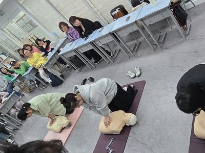 부천 소방서 교육 CPR & AED  교육 이수  